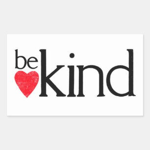 Be kind - Kindness matters Rectangular Sticker