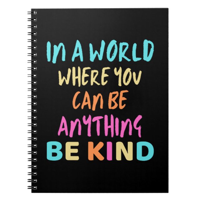 Be Kind Kindness Notebook (Front)