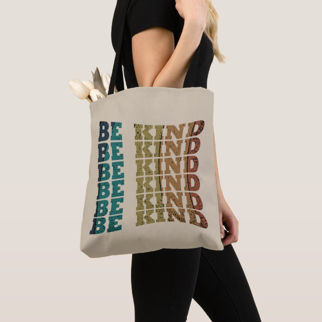Be kind kindness tote bag (Close Up)