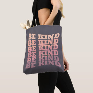 Be kind kindness tote bag