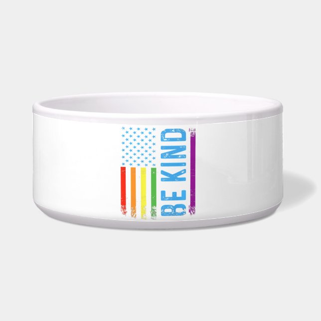 Be Kind Lgbt Lgbtq Gay Pride Rainbow (Front)