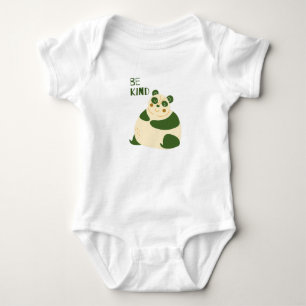 Be Kind Little Panda Baby Bodysuit