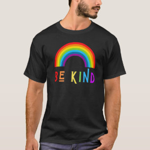 Be Kind Love Lesbian Gay Rainbow Lgbt Pride Lgbtq T-Shirt