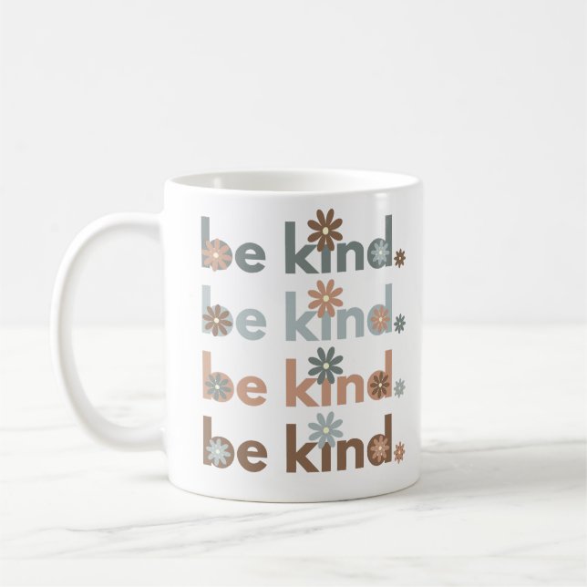 Be Kind Mug | Quote Mug (Left)