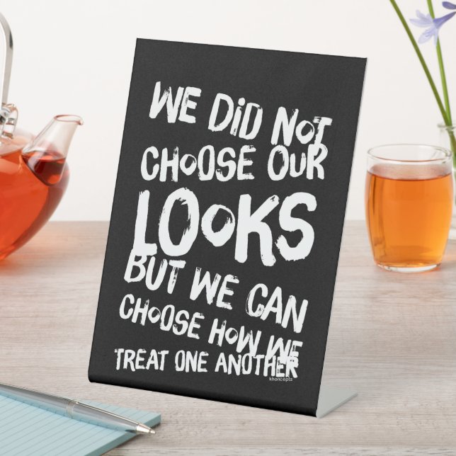 Be Kind Pedestal Sign (In SItu)