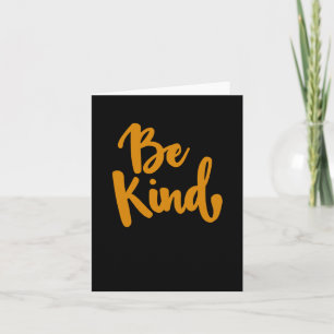 Be Kind Positive Quote Sticker  Card