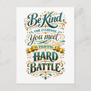 "Be Kind" Postcard