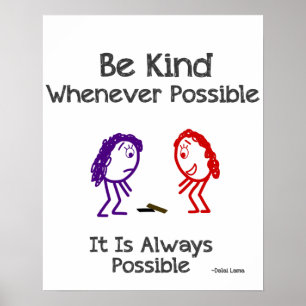 Be Kind poster