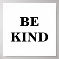 Be Kind Poster