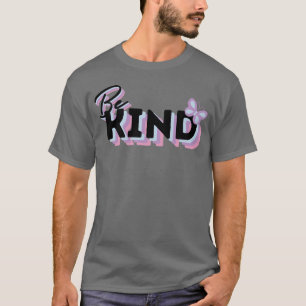 Be Kind Quote Whimsical Butterfly boy T-Shirt