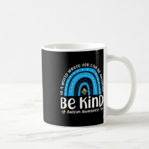Be Kind Rainbow Autism Awareness Kids Choose Kindn Coffee Mug