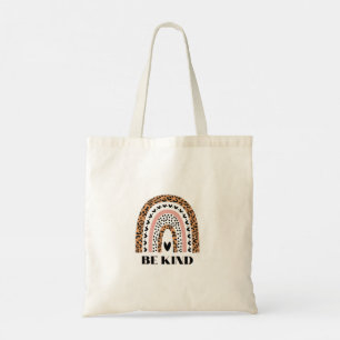 be kind rainbow chocolate covered oreo tote bag