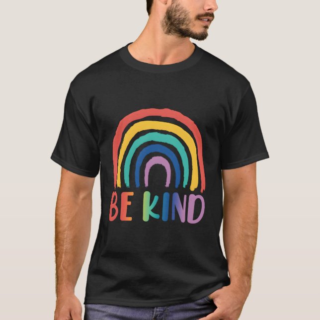 Be Kind Rainbow Choose Kindness T-Shirt (Front)