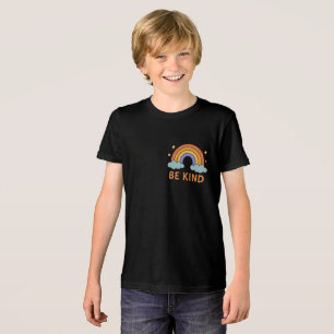 "Be Kind Rainbow – Colourful Positive Quote Design Tri-Blend Shirt