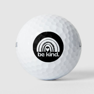 Be Kind Rainbow Golf Balls
