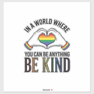 Be Kind Rainbow Heart Hands Vintage Vector Design_
