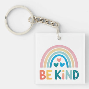 Be Kind Rainbow Key Ring