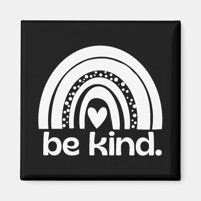 Be Kind Rainbow Magnet (Front)