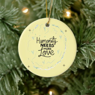 Be Kind Reminder Design Ceramic Tree Decoration