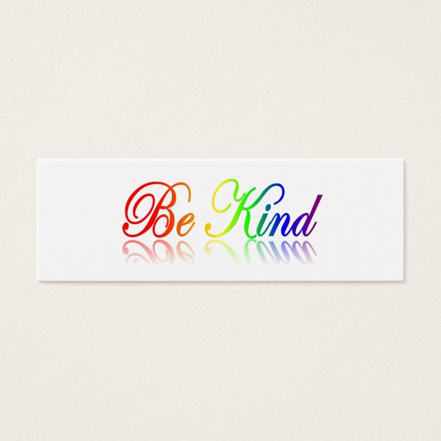 Be Kind - Respect Others Bookmark (Front)