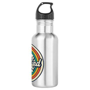 Be Kind Retro Rainbow Vintage Shirt Design_2 532 Ml Water Bottle