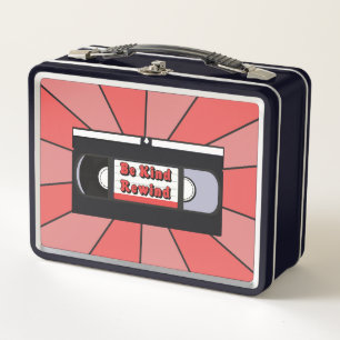 Be Kind Rewind Metal Lunch Box