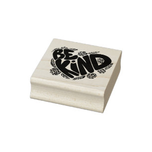 Be Kind Rubber Stamp