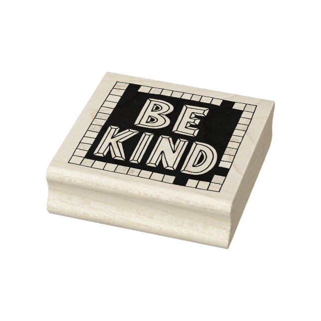Be Kind                                            Rubber Stamp (Stamp)