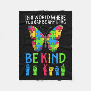 Be Kind S1 Fleece Blanket