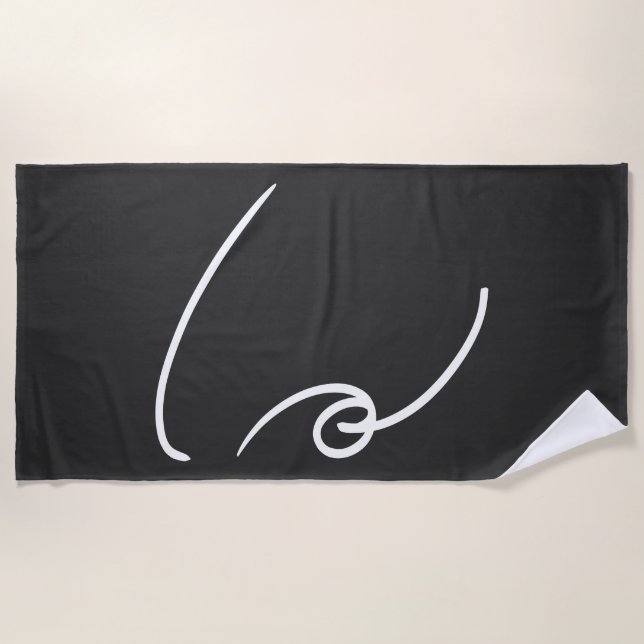 Be Kind Shorthand Beach Towel (Front)