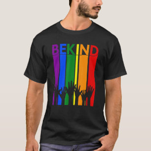 Be Kind Sign Language Hand Talking Lgbtq+ Gay Les  T-Shirt