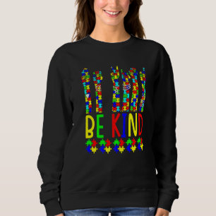 Be Kind Sign Language Hand Talking Teachers Autism Sweatshirt