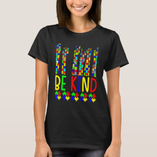 Be Kind Sign Language Hand Talking Teachers Autism T-Shirt