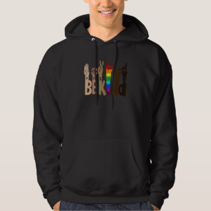 Be Kind Sign Language Rainbow Be Kind Hands For LG Hoodie