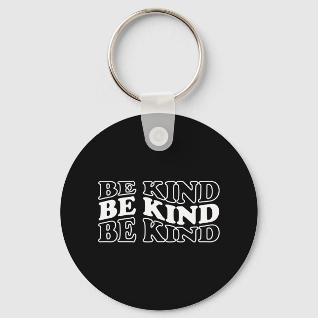 Be Kind Stop Bullying Kindness S Orange Unity Day  Key Ring (Front)