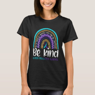 Be Kind Suicide Prevention Awareness Rainbow Kindn T-Shirt