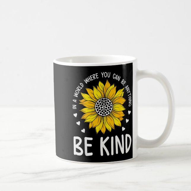 Be Kind Sunflower Orange Anti Bullying Unity Day K Coffee Mug (Right)