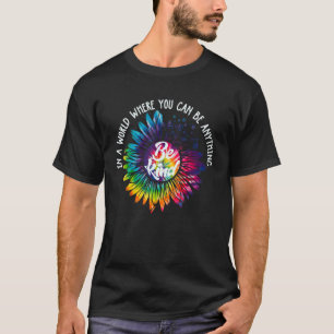 Be Kind Sunflower Tie Dye Unity Day Anti Bullying T-Shirt