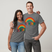 Be Kind T-Shirt Design | Pastel Colours Rainbow