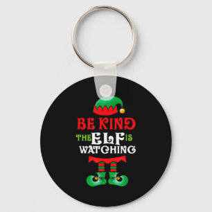 Be Kind Teacher Elf Christmas Anti Bullying Kindne Key Ring
