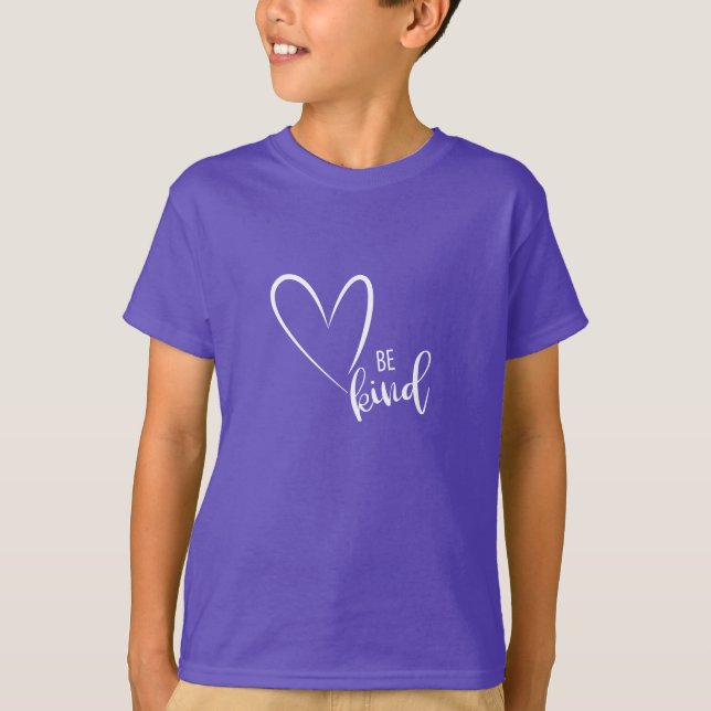 Be Kind Tee, Kindness, Love, Red Heart, T-shirt (Front)