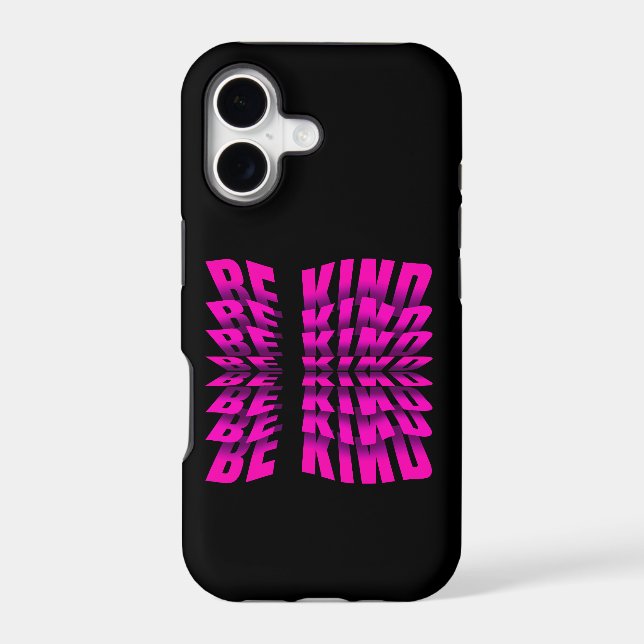 BE KIND TEXT EFFECT PINK TYPOGRAPHY (Back)