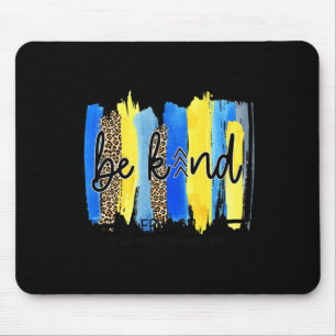 Be Kind Three Arrows Brush Stroke Down Syndrome Aw Mouse Mat