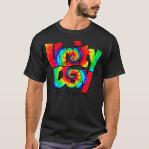 Be Kind Tie Dye Orange Unity Day Women Kids  T-Shirt