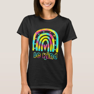 Be Kind Tie Dye Rainbow Kindness Autism Awareness T-Shirt