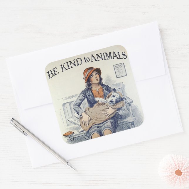 Be Kind To Animals sticker (Envelope)