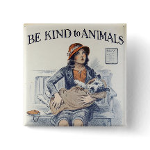Be Kind to Animals - Vintage Poster