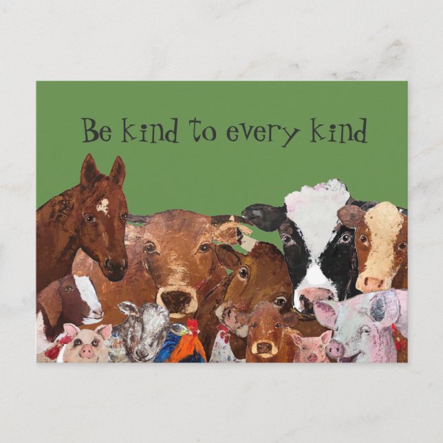 Be kind to every kind postcard (Front)