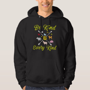 Be Kind To Every Kind - Vegan Hoodie