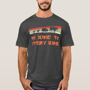 Be Kind To Every Kind Vegan Retro Animals Vintage T-Shirt